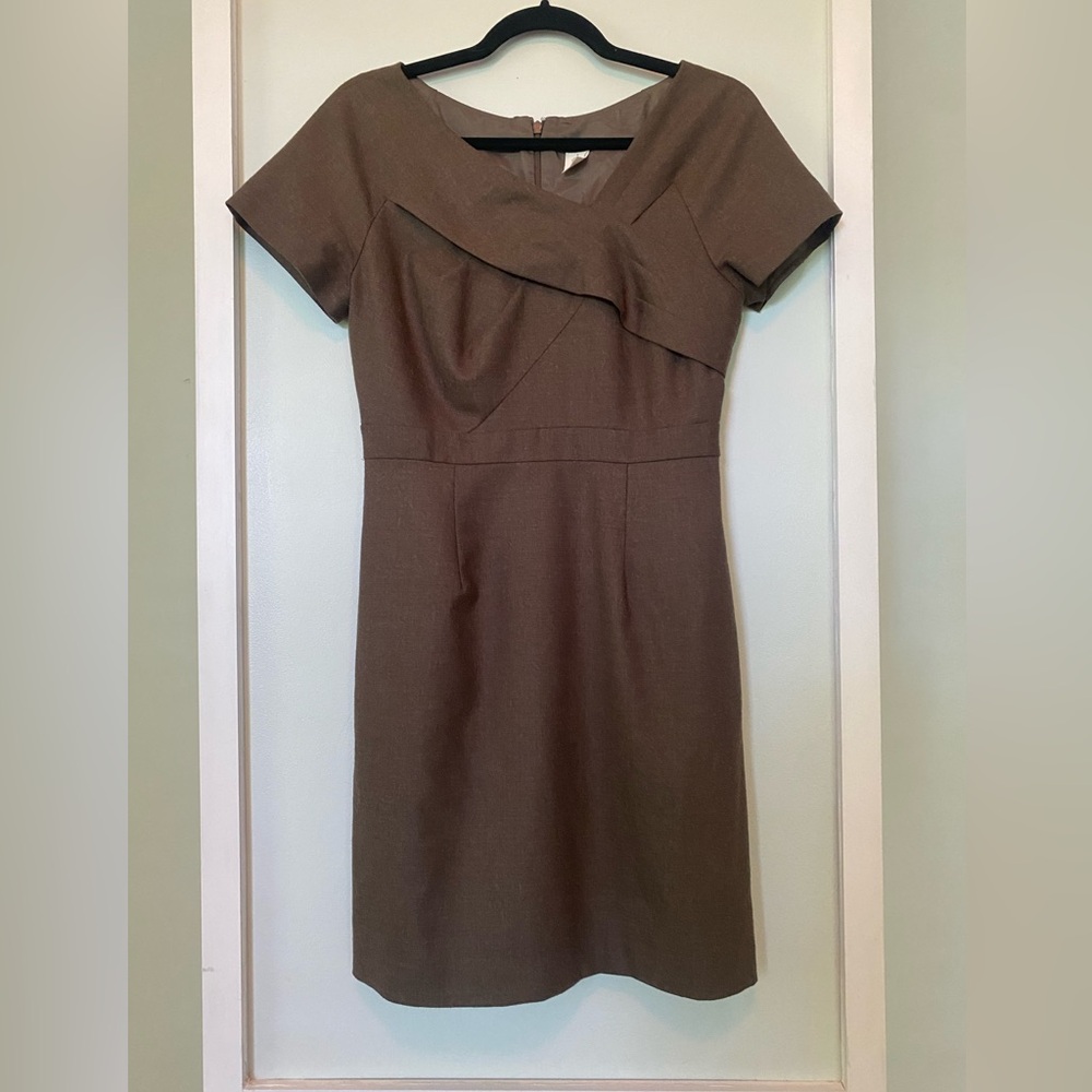J. Crew Wool-Blend Sheath Dress